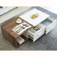 High Quality Hot Sale Living Room Furniture  Extendable Wooden Coffee Table Modern